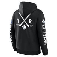 Men's Fanatics Black Toronto Maple Leafs Big City Legacy Fleece Pullover Hoodie