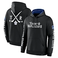 Sweat à capuche en polaire Big City Legacy pour homme Fanatics Black Toronto Maple Leafs
