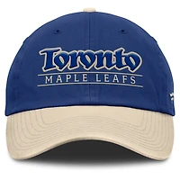 Men's Fanatics Blue/Khaki Toronto Maple Leafs Home Ice Adjustable Hat