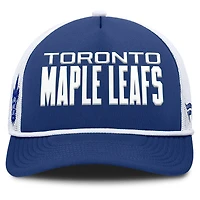 Casquette ajustable en forme de A authentique Pro Rink des Maple Leafs de Toronto pour homme, bleu/blanc