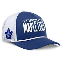Casquette ajustable en forme de A authentique Pro Rink des Maple Leafs de Toronto pour homme, bleu/blanc