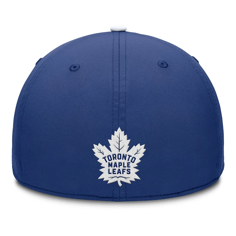 Casquette Flex authentique Pro Rink Team Code des Maple Leafs de Toronto pour homme, bleu/blanc