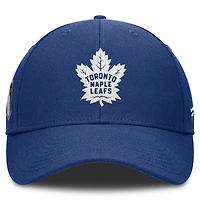 Casquette ajustable structurée Fanatics bleue pour homme des Maple Leafs de Toronto, séries éliminatoires de la Coupe Stanley 2025