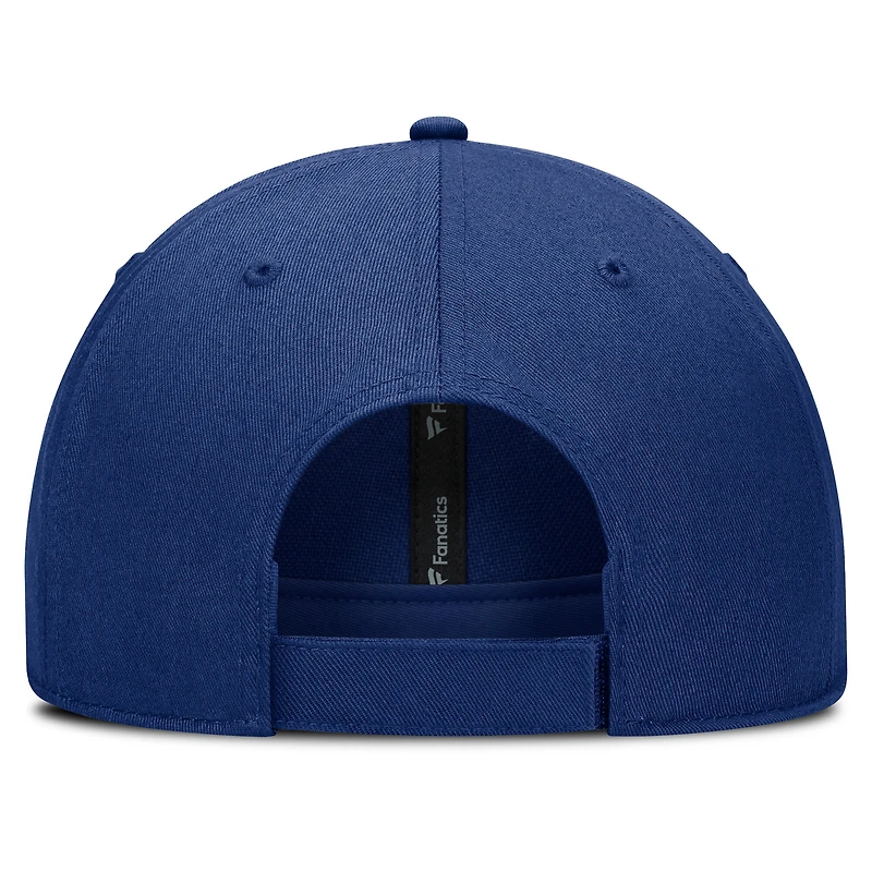Casquette ajustable structurée Fanatics bleue pour homme des Maple Leafs de Toronto, séries éliminatoires de la Coupe Stanley 2025