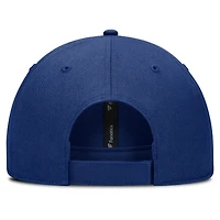 Casquette ajustable structurée Fanatics bleue pour homme des Maple Leafs de Toronto, séries éliminatoires de la Coupe Stanley 2025