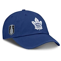 Casquette ajustable non structurée Fanatics bleue pour homme des Maple Leafs de Toronto, séries éliminatoires de la Coupe Stanley 2025