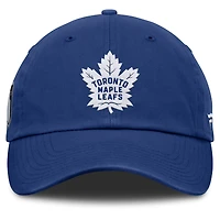 Casquette ajustable non structurée Fanatics bleue pour homme des Maple Leafs de Toronto, séries éliminatoires de la Coupe Stanley 2025