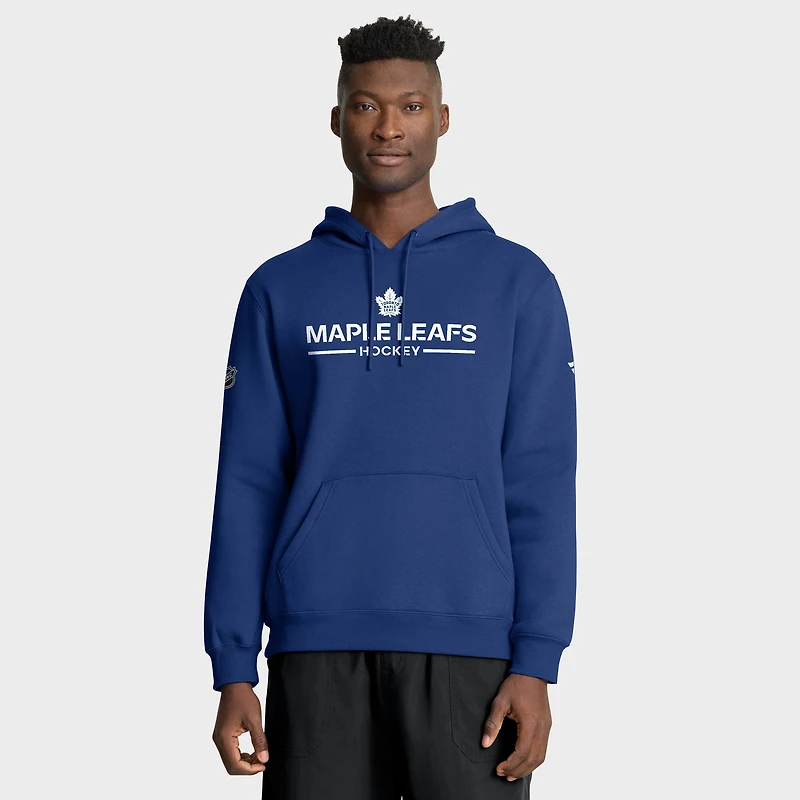 Men's Fanatics Blue Toronto Maple Leafs Authentic Pro Primary Hoodie