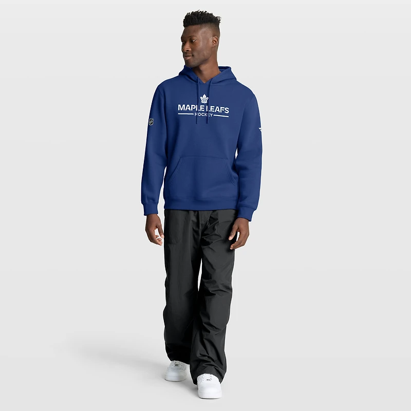 Men's Fanatics Blue Toronto Maple Leafs Authentic Pro Primary Hoodie