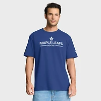 T-shirt Fanatics bleu authentique pour homme des Maple Leafs de Toronto