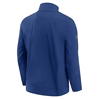 Veste bleue entièrement zippée Fanatics pour hommes des Maple Leafs de Toronto Authentic Pro Rink Coaches