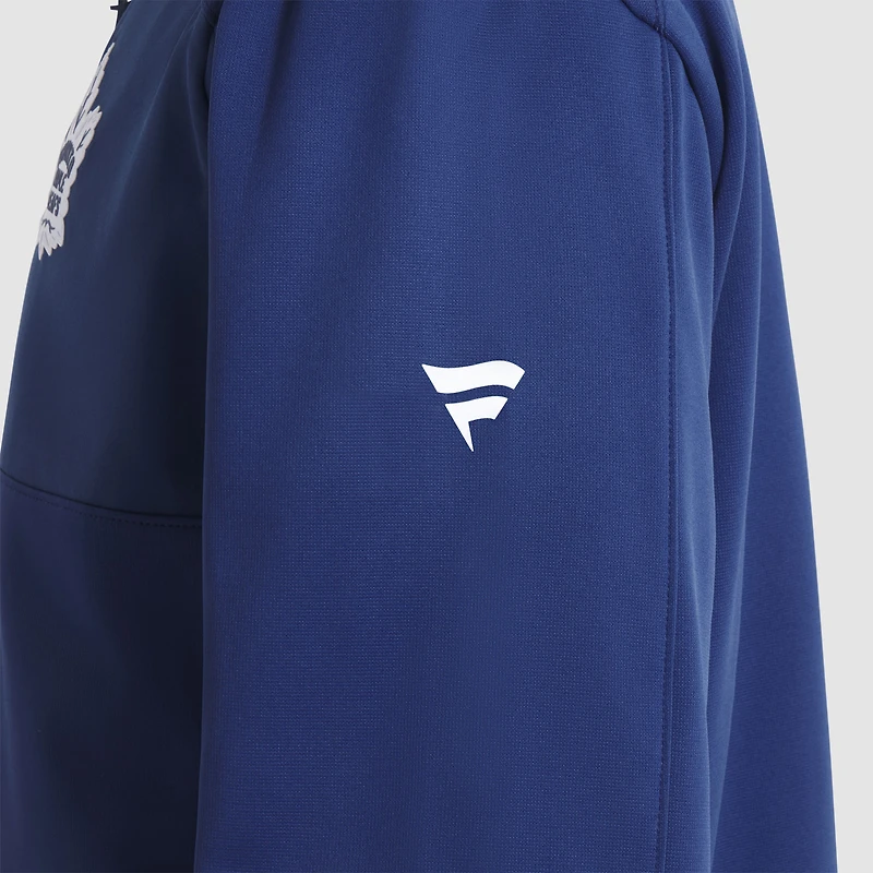 Veste zippée intégrale Pro Rink authentique bleue Fanatics des Maple Leafs de Toronto pour homme