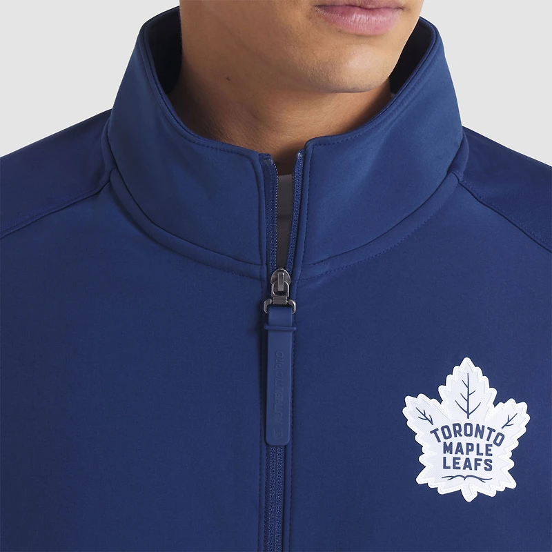 Veste zippée intégrale Pro Rink authentique bleue Fanatics des Maple Leafs de Toronto pour homme