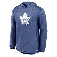 Sweat à capuche léger authentique Pro Rink bleu pour hommes Fanatics Toronto Maple Leafs
