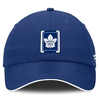 Casquette ajustable authentique Pro Rink Pinnacle des Maple Leafs de Toronto pour hommes Fanatics Blue