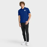 Men's Fanatics Blue Toronto Maple Leafs Authentic Pro Rink Raglan Polo