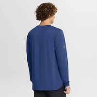 T-shirt à manches longues authentique Pro Rink Tech bleu Fanatics des Maple Leafs de Toronto pour homme