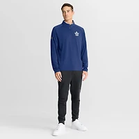 Pull d'entraînement à glissière quart de tour authentique Pro Rink bleu Fanatics pour homme des Maple Leafs Toronto