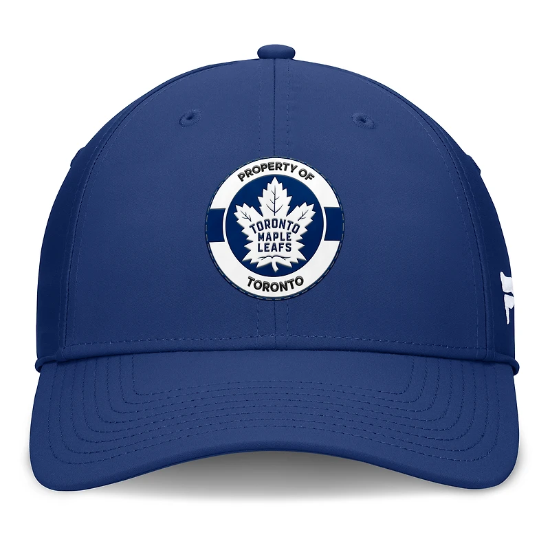 Men's Fanatics Blue Toronto Maple Leafs Authentic Pro Train Flex Hat