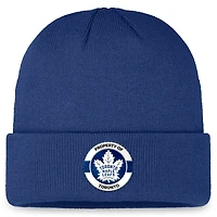 Men's Fanatics Blue Toronto Maple Leafs Authentic Pro Training Camp Cuffed Knit Hat