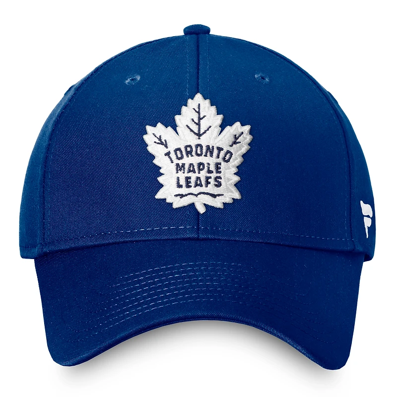 Men's Fanatics Blue Toronto Maple Leafs Core Adjustable Hat