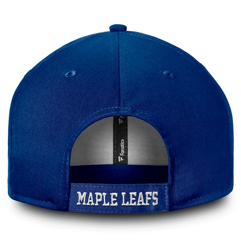 Men's Fanatics Blue Toronto Maple Leafs Core Adjustable Hat
