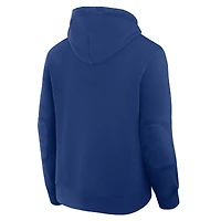 Men's Fanatics Blue Toronto Maple Leafs Decades Collection Tradition Fleece Pullover Hoodie