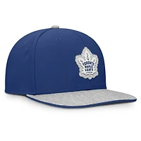 Casquette snapback Fundamentals Loden bleue Fanatics pour homme des Maple Leafs de Toronto
