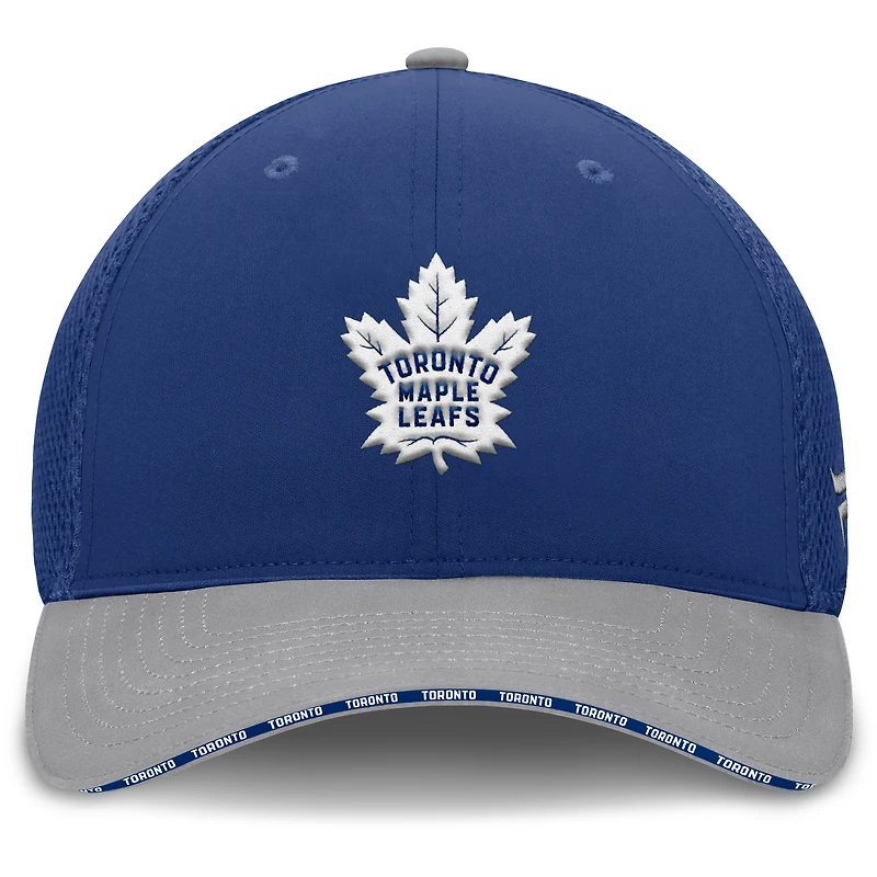 Men's Fanatics Blue Toronto Maple Leafs Fundamentals Span Flex Hat