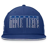 V104531 Leafs 716C HO24 FBC NHL Gino Poly Twill Snapback à bord plat HATMENSNC 00ZB-716C-2GZ-RVG #34