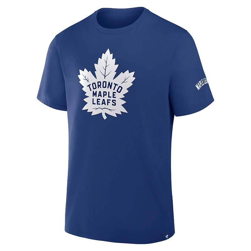 Men's Fanatics Blue Toronto Maple Leafs Hat Trick T-Shirt