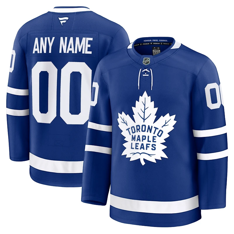 Maillot personnalisé haut de gamme pour homme Fanatics blanc Toronto Maple Leafs Away