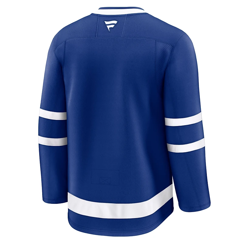 Maillot Fanatics bleu de qualité supérieure pour homme des Maple Leafs Toronto
