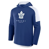 Men's Fanatics Blue Toronto Maple Leafs Meta Game Transitional Pullover Hoodie