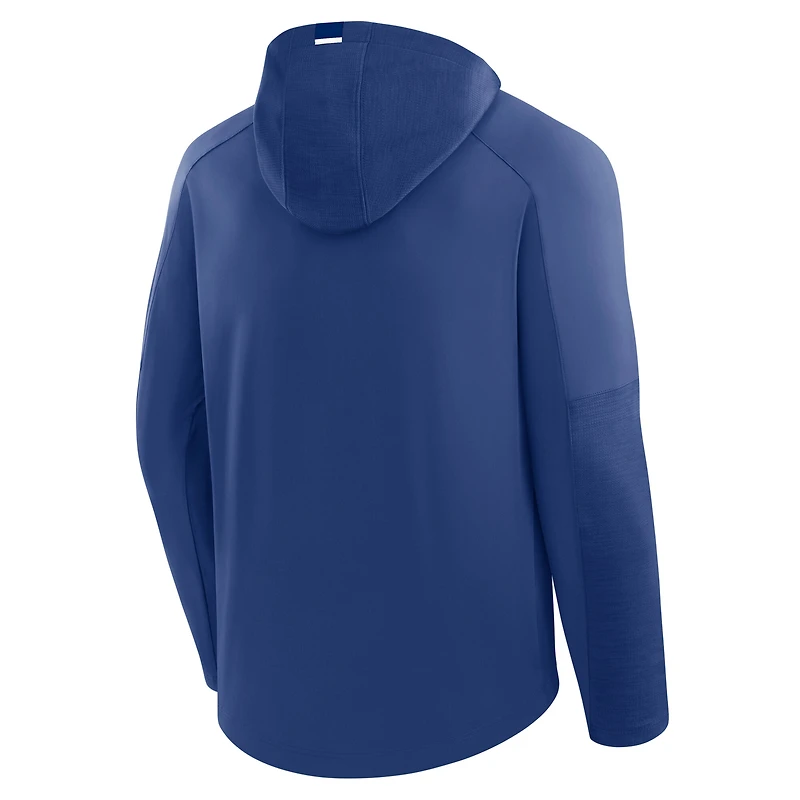 T-shirt à capuche manches longues Fanatics Blue Toronto Maple Leafs Penalty Shot pour homme