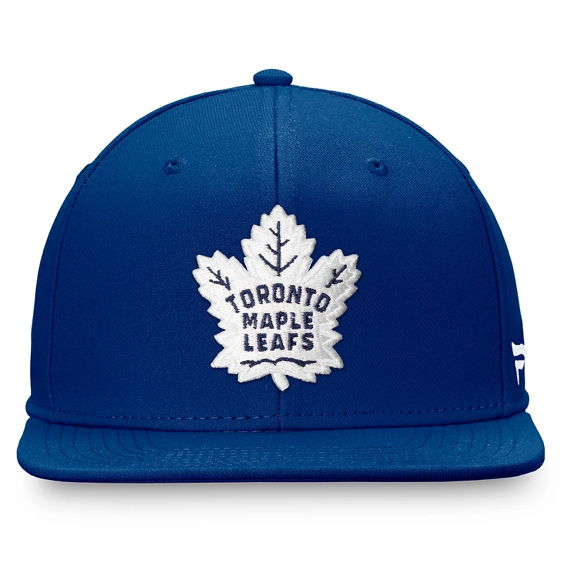 Men's Fanatics Blue Toronto Maple Leafs Primary Logo Snapback Hat