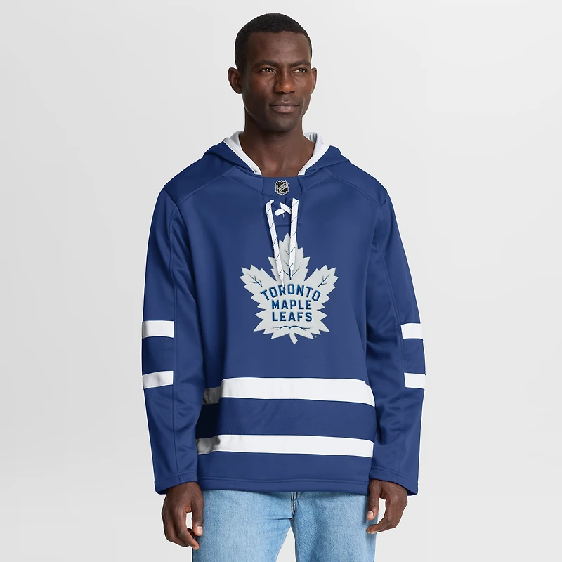 Men's Fanatics Blue Toronto Maple Leafs Prime Time Fleece Hoodie