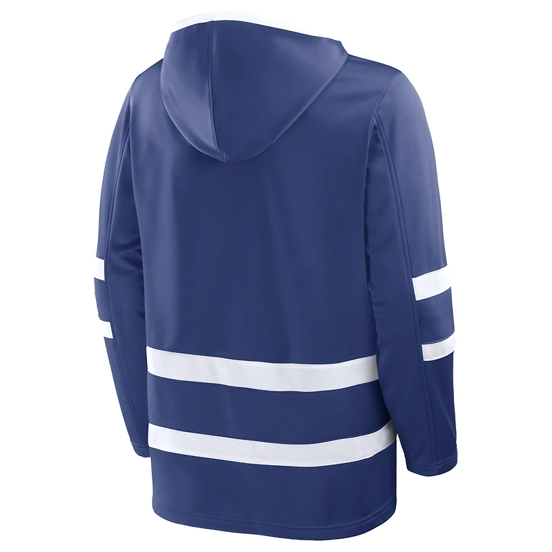 Men's Fanatics Blue Toronto Maple Leafs Prime Time Fleece Hoodie