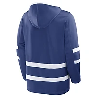 Men's Fanatics Blue Toronto Maple Leafs Prime Time Fleece Hoodie