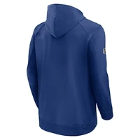 Men's Fanatics Blue Toronto Maple Leafs Pro Rink Fleece Pullover Hoodie