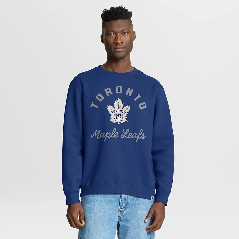 Sweat-shirt Stickler bleu des Maple Leafs de Toronto pour homme Fanatics