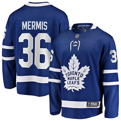 Maillot Dakota Mermis bleu pour homme, équipe à domicile des Maple Leafs de Toronto