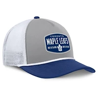 Casquette ajustable en A Fanatics gris/bleu pour homme des Maple Leafs de Toronto