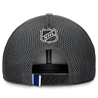 Men's Fanatics Gray Toronto Maple Leafs Authentic Pro Home Ice Trucker Adjustable Hat