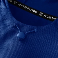 Men's Fanatics Heather Blue Toronto Maple Leafs Authentic Pro Rink Raglan Pullover Hoodie