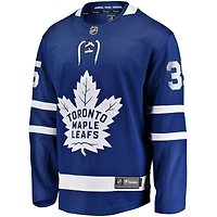 Maillot de joueur échappé à domicile des Maple Leafs Toronto Fanatics Ilya Samsonov bleu pour hommes