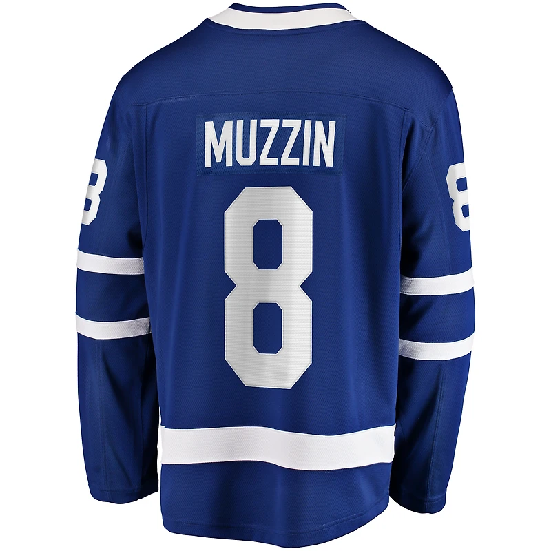 Men's Fanatics Jake Muzzin Blue Toronto Maple Leafs Replica Player Jersey