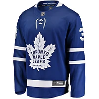 Maillot d'échappée à domicile bleu Toronto Maple Leafs Fanatics John Klingberg pour hommes