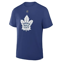 Men's Fanatics John Tavares Blue Toronto Maple Leafs Authentic Stack Name & Number T-Shirt