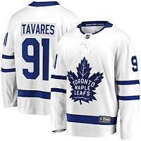 Men's Fanatics John Tavares White Toronto Maple Leafs Away Breakaway Jersey